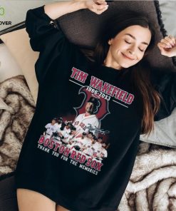 Tim Wakefield 1966 – 2023 Boston Red Sox Thank You For The Memories T Shirt 2 Tim Wakefield 1966 – 2023 Boston Red Sox Thank You For The Memories T Shirt