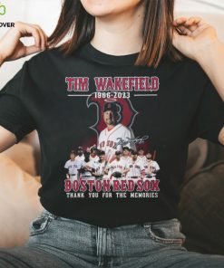 Tim Wakefield 1966 – 2023 Boston Red Sox Thank You For The Memories T Shirt 3 Tim Wakefield 1966 – 2023 Boston Red Sox Thank You For The Memories T Shirt