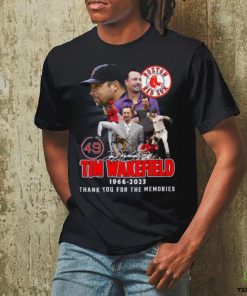 Tim Wakefield 49 Boston Red Sox 1966 2023 Memories T Shirt - Growkoc