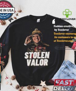 Tim Walz Stolen Valor Vice President Political Candidate Rally T shirt