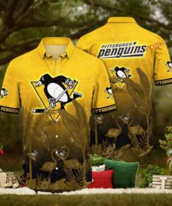 Time Aloha Shirt NHL Pittsburgh Penguins Hawaiian Shirt