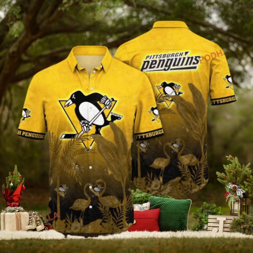 Time Aloha Shirt NHL Pittsburgh Penguins Hawaiian Shirt