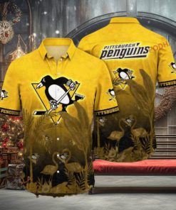 Time Aloha Shirt NHL Pittsburgh Penguins Hawaiian Shirt