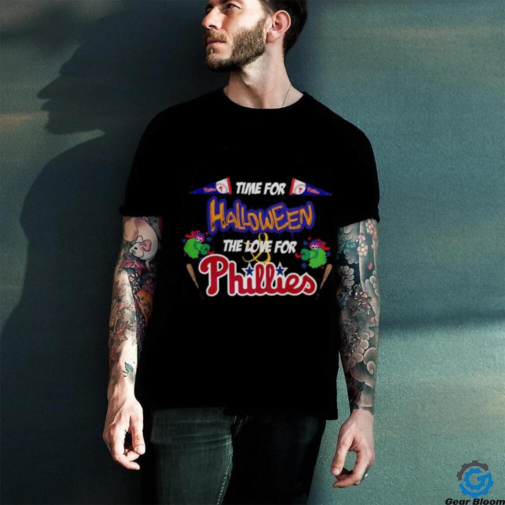 Time For Halloween the love for Philadelphia Phillies shirt - Limotees