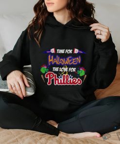 Time For Halloween the love for Philadelphia Phillies shirt
