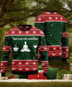 Time Plan For Christmas Yoga Sweater