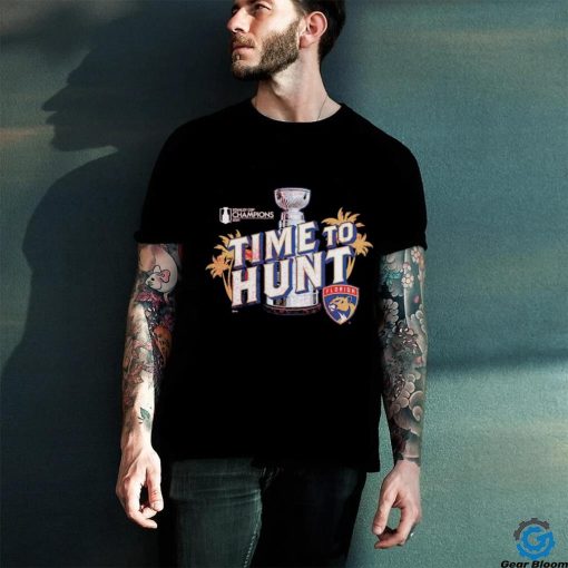 Time To Hunt Florida Panthers 2024 Stanley Cup Champions Local Shirt