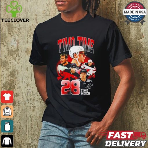 Timo Meier New Jersey Devils Timo Time signature shirt