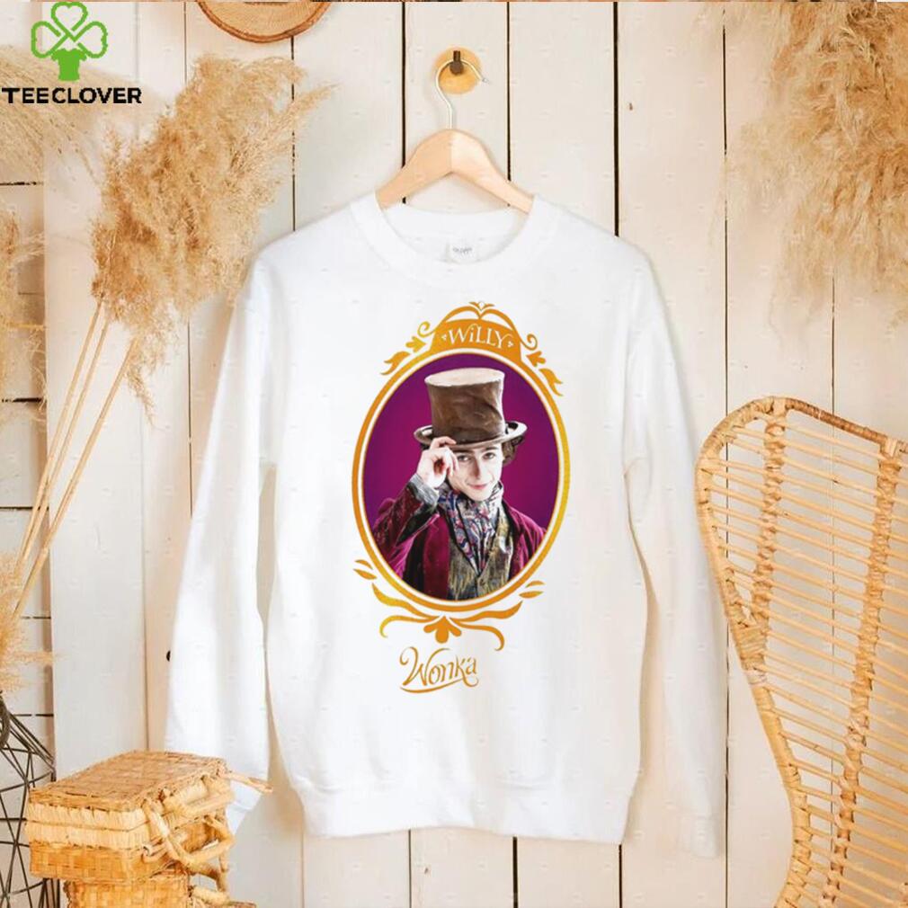 Timothée Chalamet as Willy Wonka shirt Timothée Chalamet as Willy Wonka shirt