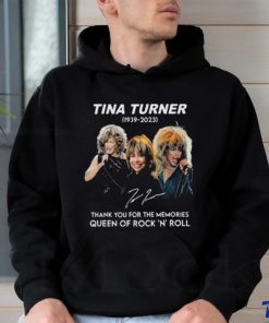 Tina turner 1939 2023 thank you for the memories queen of rock n’ roll signature Shirt