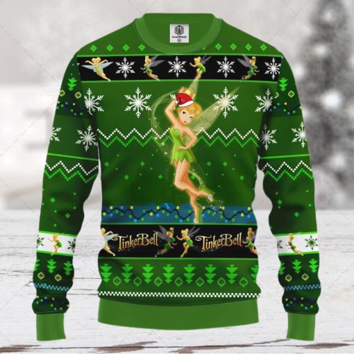 Tinker Bell Disney Christmas Ugly Wool Knitted Sweater