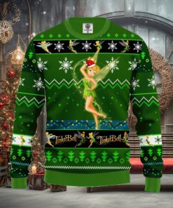 Tinker Bell Ugly Christmas Sweater Green For Men Women