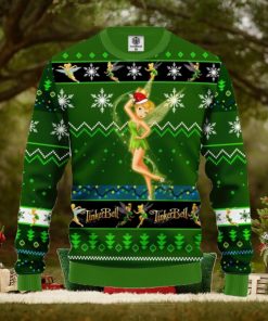 Tinker Bell Ugly Christmas Sweater Green For Men Women