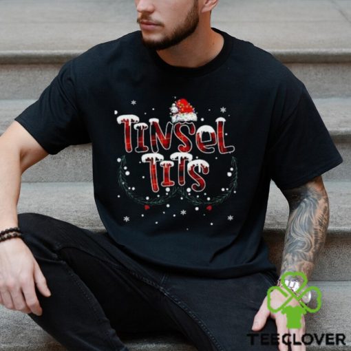 Tinsel tits & jingle balls funny matching christmas couples t hoodie, sweater, longsleeve, shirt v-neck, t-shirt