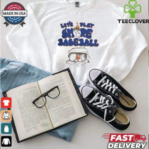 Tiny Turnip Baseball New York Mets Let’s Play S’Mores Shirt