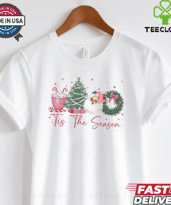 Tis The Season Comfort Colors Coquette Bow Christmas Retro Christmas Crewneck Girly Christmas Merry Christmas Shirt