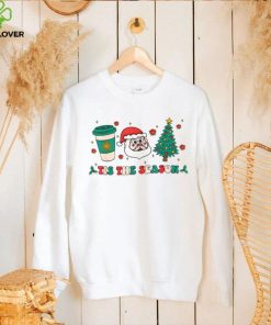 Tis The Season Groovy Christmas Hippie Santa Hot Coffee Shirt