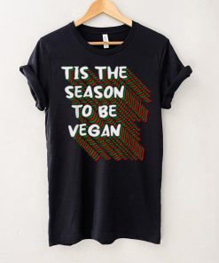 Tis The Season To Be Vegan Christmas Pajama X Mas Vegetarian Shirt