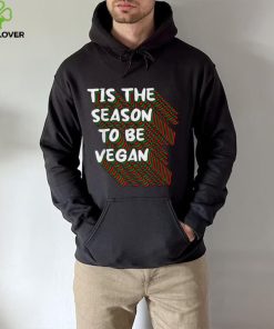 Tis The Season To Be Vegan Christmas Pajama X Mas Vegetarian Shirt