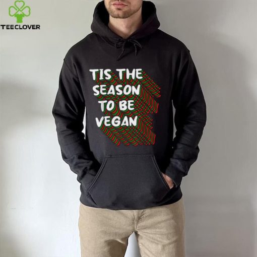 Tis The Season To Be Vegan Christmas Pajama X Mas Vegetarian Shirt