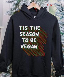 Tis The Season To Be Vegan Christmas Pajama X Mas Vegetarian Shirt