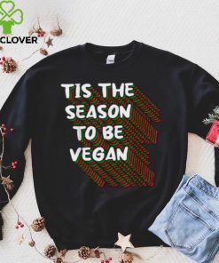 Tis The Season To Be Vegan Christmas Pajama X Mas Vegetarian Shirt