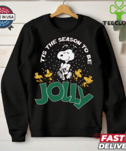 Tis the Season to Be Jolly Festive Snoopy shirt
