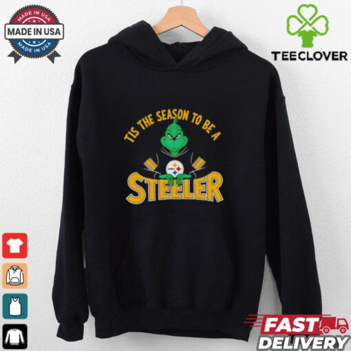 Tis the season to be a steeler football Christmas Grinch shirt