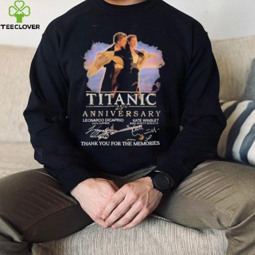 Titanic 25th Anniversary Thank You For The Memories T Shirt