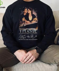 Titanic Leonardo DicaPrio And Kate Winslet Thank You For The Memories 1997 – 2022 T Shirt