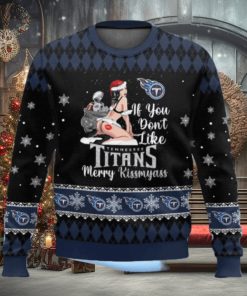 Titans Football Merry Kissmyass Ugly Christmas Sweater