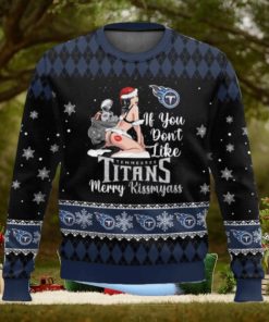 Titans Football Merry Kissmyass Ugly Christmas Sweater