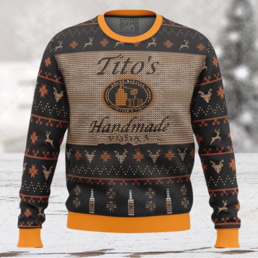 Tito s Vodka Ugly Xmas Wool Knitted Sweater