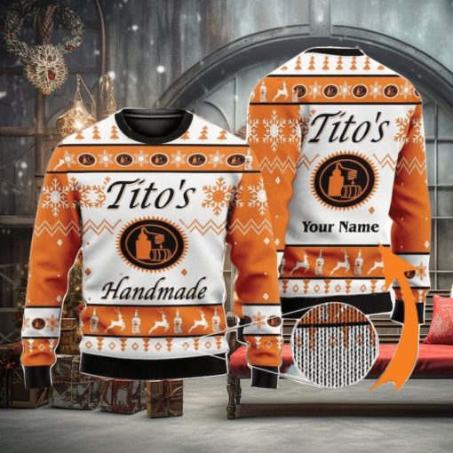 Tito’s Handmade Vodka Christmas Custom 3D Ugly Sweater