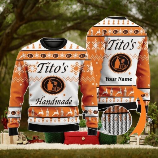 Tito’s Handmade Vodka Christmas Custom 3D Ugly Sweater