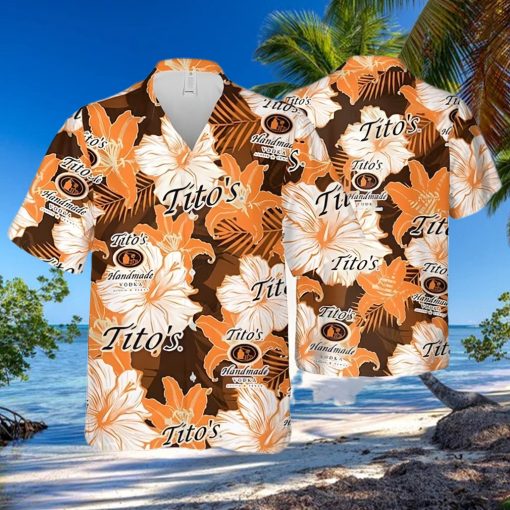 Tito’s Hawaiian Shirt Beach Gift For Vodka Lovers