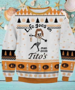 Titos Vodka Christmas Sweater, Tito’s Fan Ugly Sweater