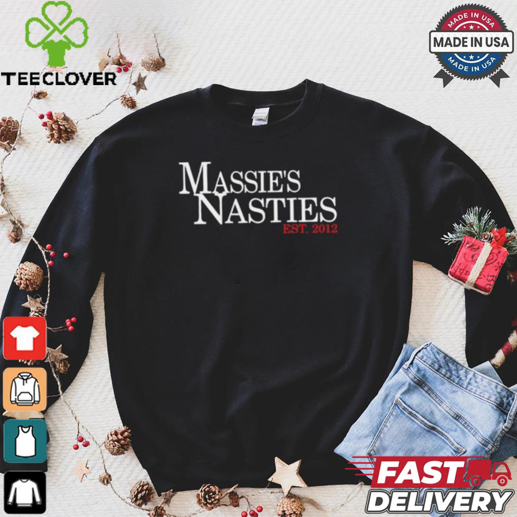 Tj Roberts Massie’s Nasties Est. 2012 t shirt Tj Roberts Massie’s Nasties Est. 2012 t shirt