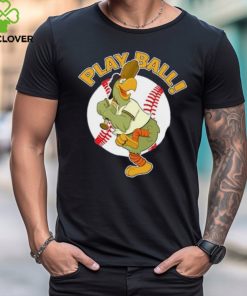 Play Ball! Pirate Baseball Mascot Pirate Parrot Kids T Shirt