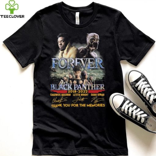Forever Black Panther 2018 2022 Thank You For The Memories Signatures Shirt