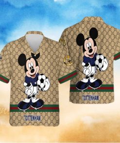 Tottenham Gucci Mickey Hawaiian Shirt