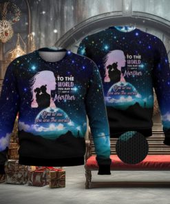 To Me You Are The World Mother’S Day 3D Full Print Ugly Sweater Christmas Gift Sweater