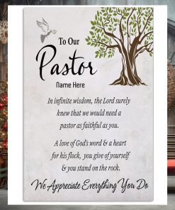 To Our Pastor Vertical Poster