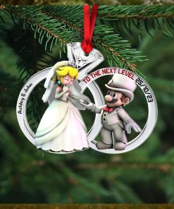 To The Next Level, Personalized Ornaments For Couple, Christmas Gift, Anniversary Gift Ideas