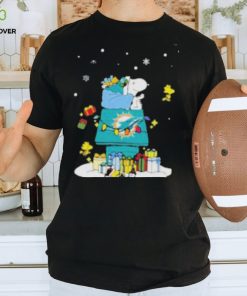 Miami Dolphins Santa Snoopy Wish You A Merry Christmas Shirt 1 Miami Dolphins Santa Snoopy Wish You A Merry Christmas Shirt