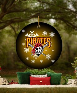 Pittsburgh Pirates MLB 2023 Holiday Gifts Custom Name Merry Christmas Decorations Ornament