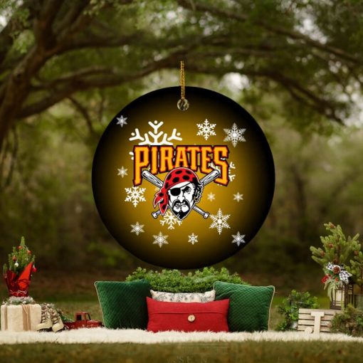 Pittsburgh Pirates MLB 2023 Holiday Gifts Custom Name Merry Christmas Decorations Ornament