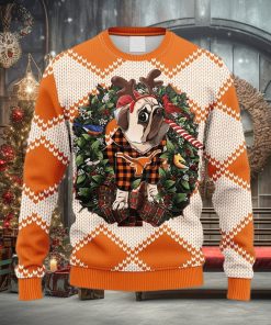 NCAA Texas Longhorns Pub Dog Christmas Ugly 3D Sweater For Men And Women Gift Ugly Christmas
