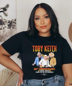 Toby Keith 30th Anniversary 1993 2023 Thank You For The Memories signature Shirt 3 Toby Keith 30th Anniversary 1993 2023 Thank You For The Memories signature Shirt