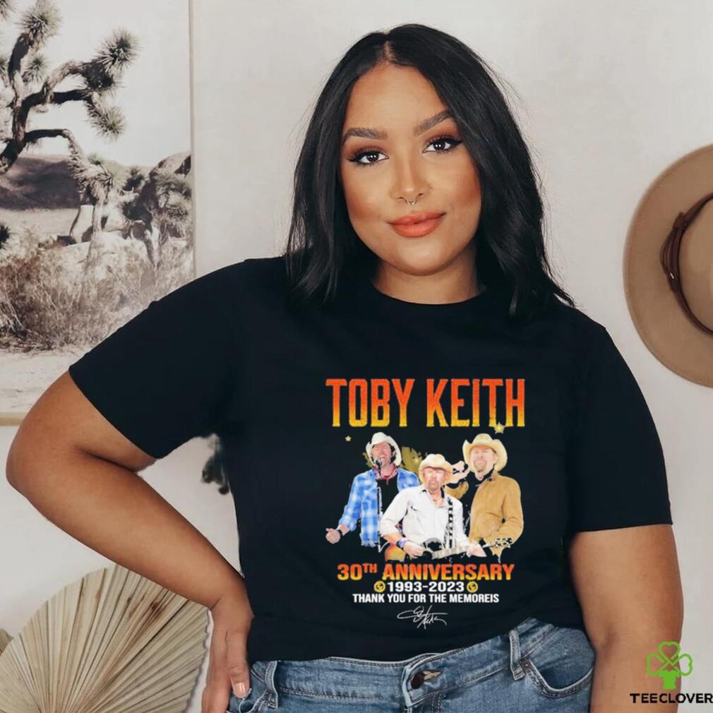 Toby Keith 30th Anniversary 1993 2023 Thank You For The Memories signature Shirt Toby Keith 30th Anniversary 1993 2023 Thank You For The Memories signature Shirt